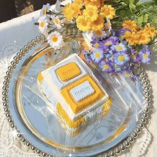 Orange Twin-Pack Biscuits Squishy