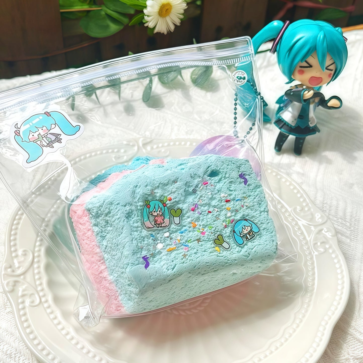 Hatsune Miku Toast Onigiri Squishy