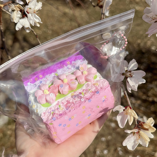 Cherry Blossom Toast Squishy