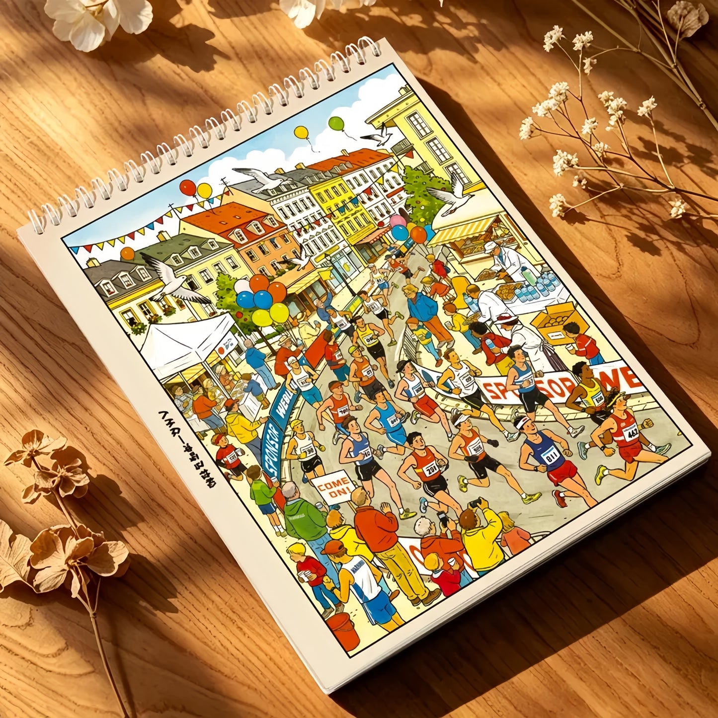 Little World of Crowds 3D Sticker Book