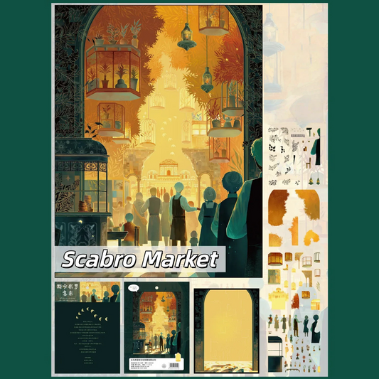Scabro Market 3D Sticker