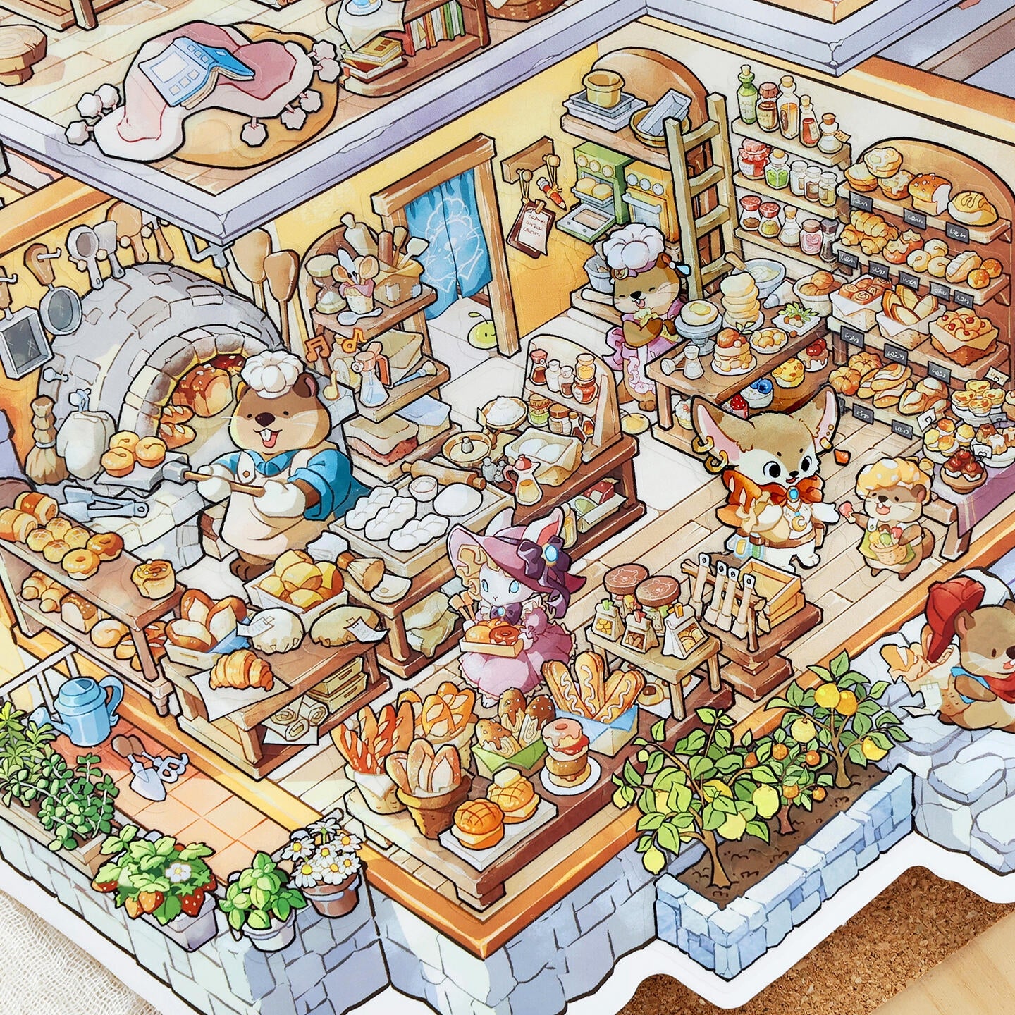 Tides & Tales 3D Sticker | 4 Cute Miniature Scenes