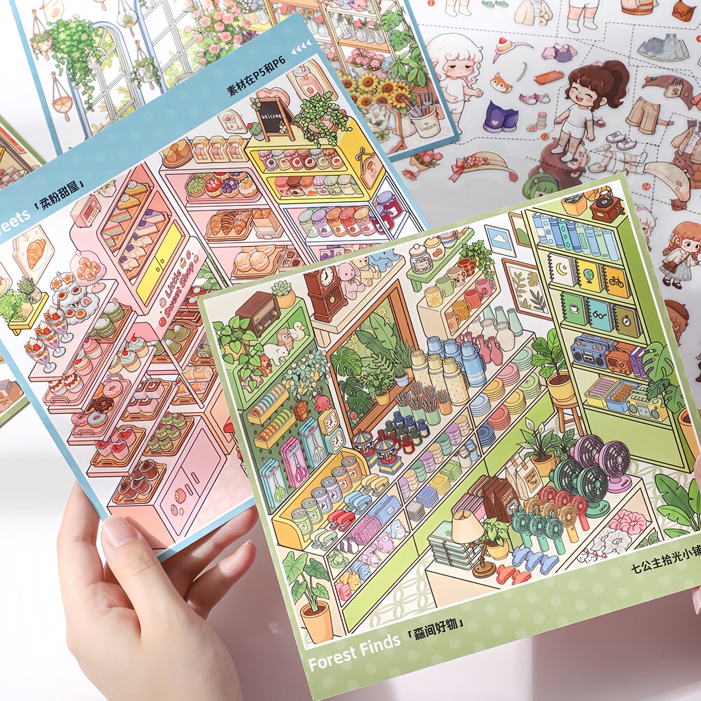 Glimmer Shop 3D Sticker Book