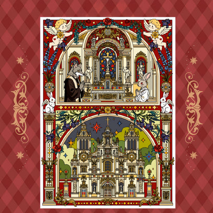 Kaleidoscope Series 3D Sticker | 2 Cute Miniature Scenes