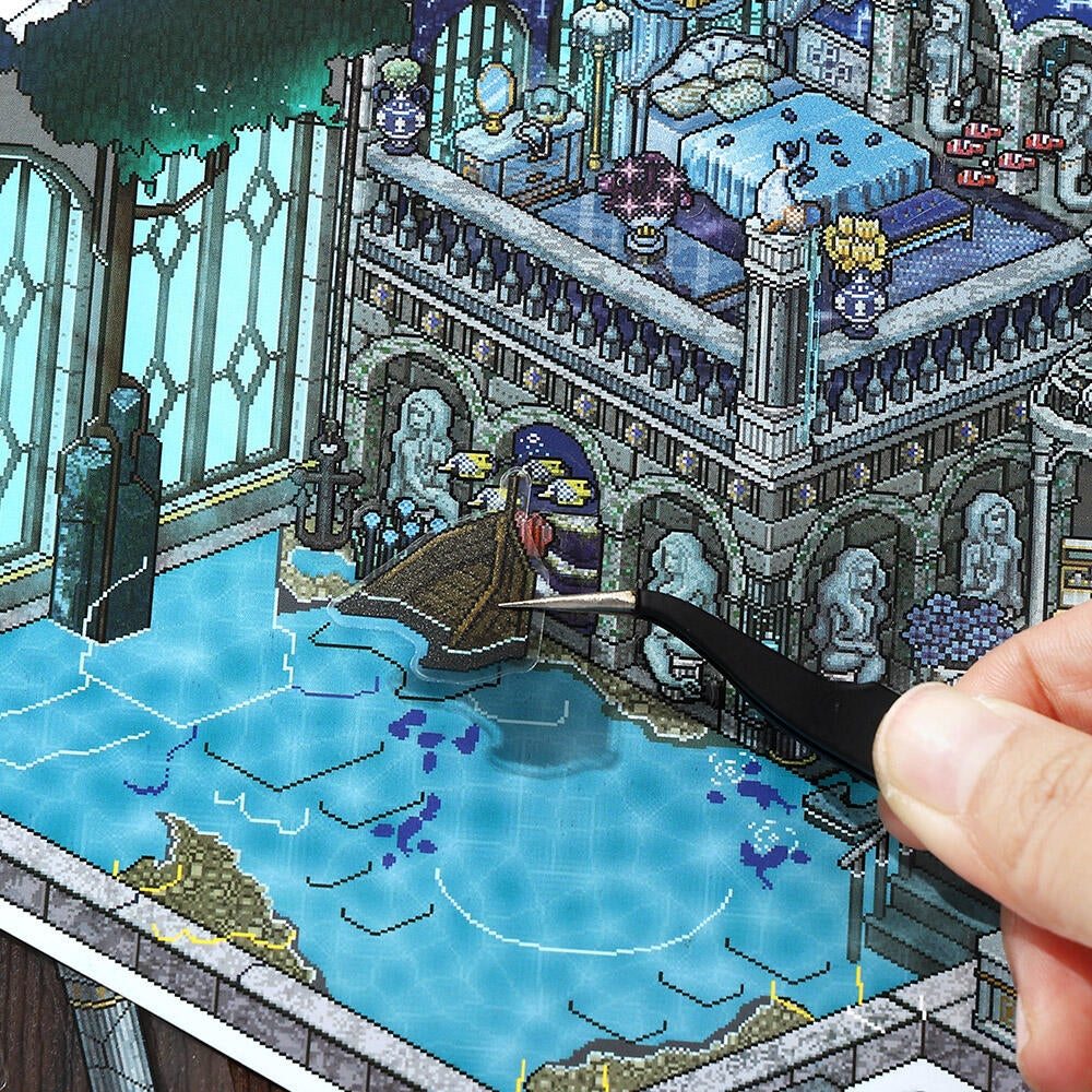 Hidden Places 3D Sticker | 2 Cute Miniature Scenes