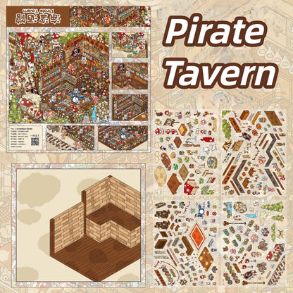 Animal Adventure 3D Sticker | 2 Cute Miniature Scenes