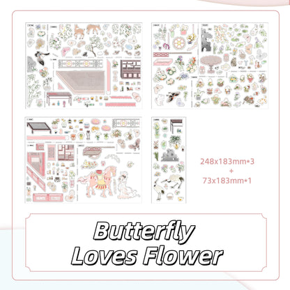 Enchanted Worlds 3D Sticker | 3 Cute Miniature Scenes