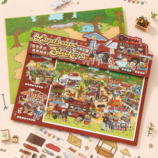 Afternoon Park 3D Sticker