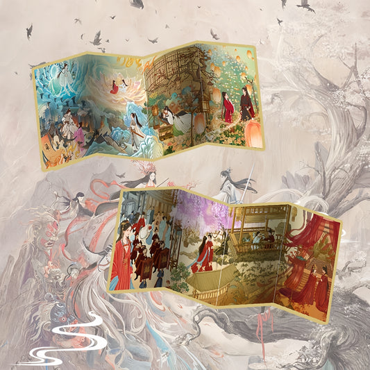 Love Beyond the Grave 3D Sticker | 2 Cute Miniature Scenes