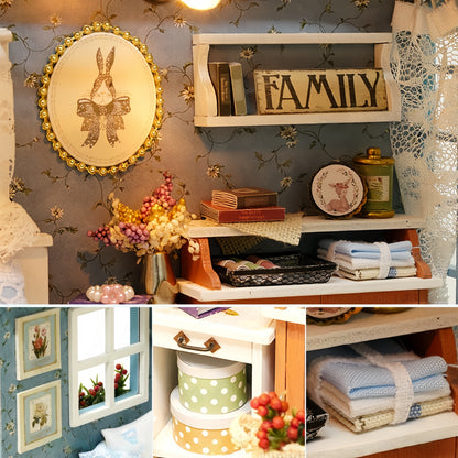 Forest Blue Time DIY Miniature House - English Instructions