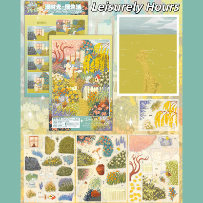 Blossom & Melody Tales 3D Sticker | 4 Cute Miniature Scenes
