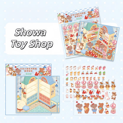 General Store 3D Sticker | 6 Cute Miniature Scenes