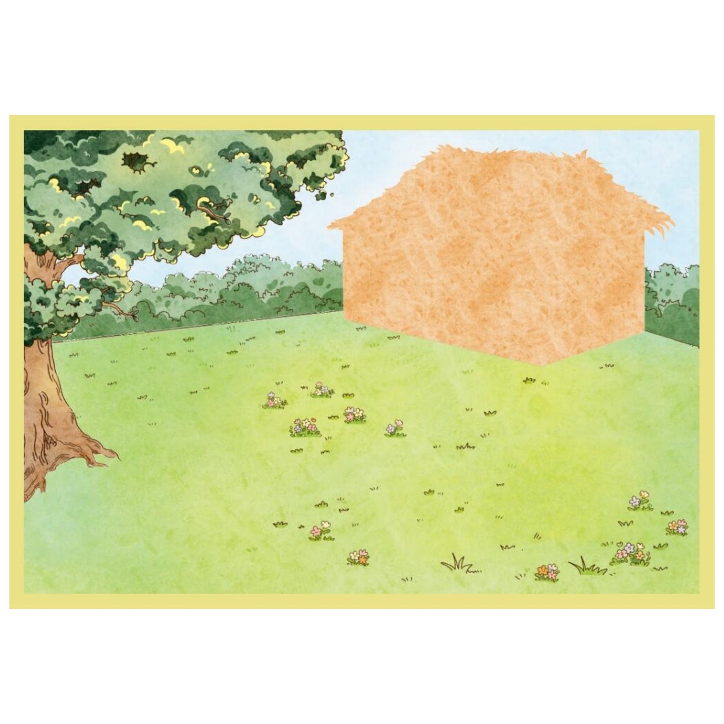 Black Cat Drama 3D Sticker | 2 Cute Miniature Scenes