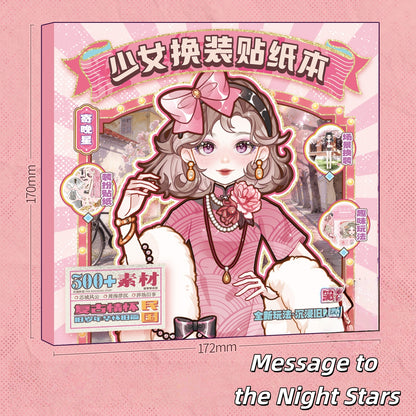 Republican Era Style Dress Up 3D Sticker Book