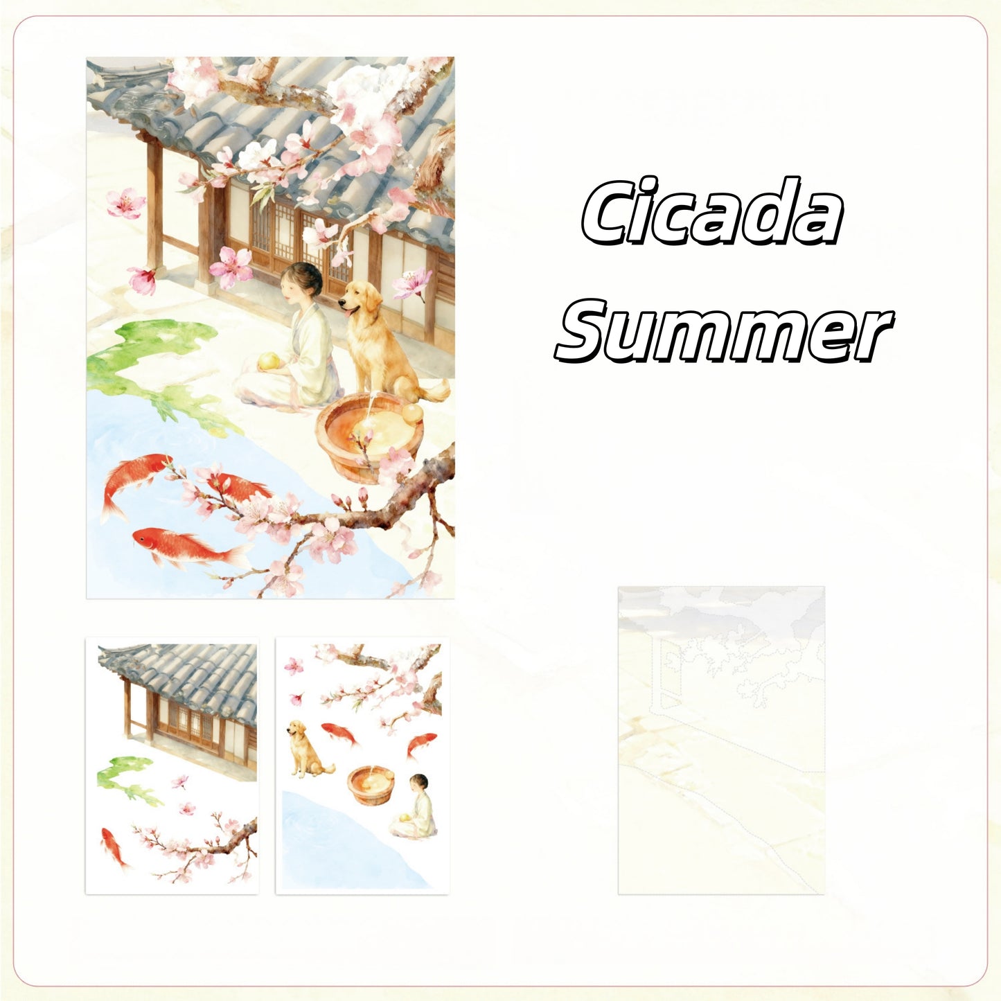 Leisure Daily 3D Sticker | 6 Cute Miniature Scenes