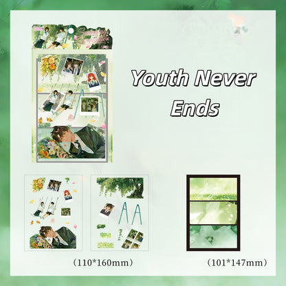 Youth Time 3D Sticker | 6 Cute Miniature Scenes