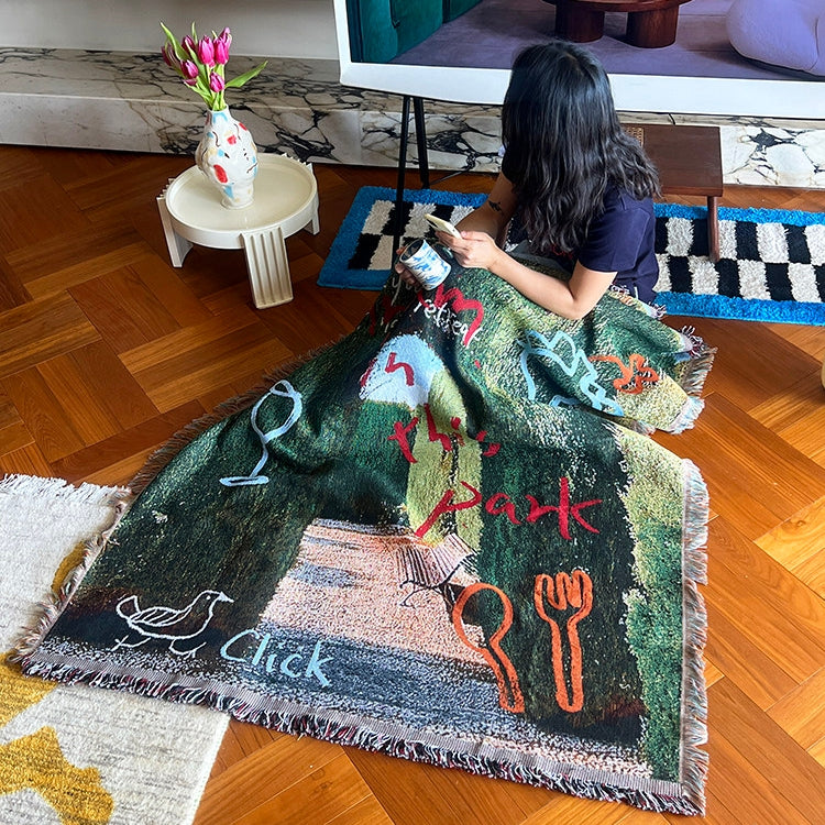 Boboli Garden Knitted Blanket