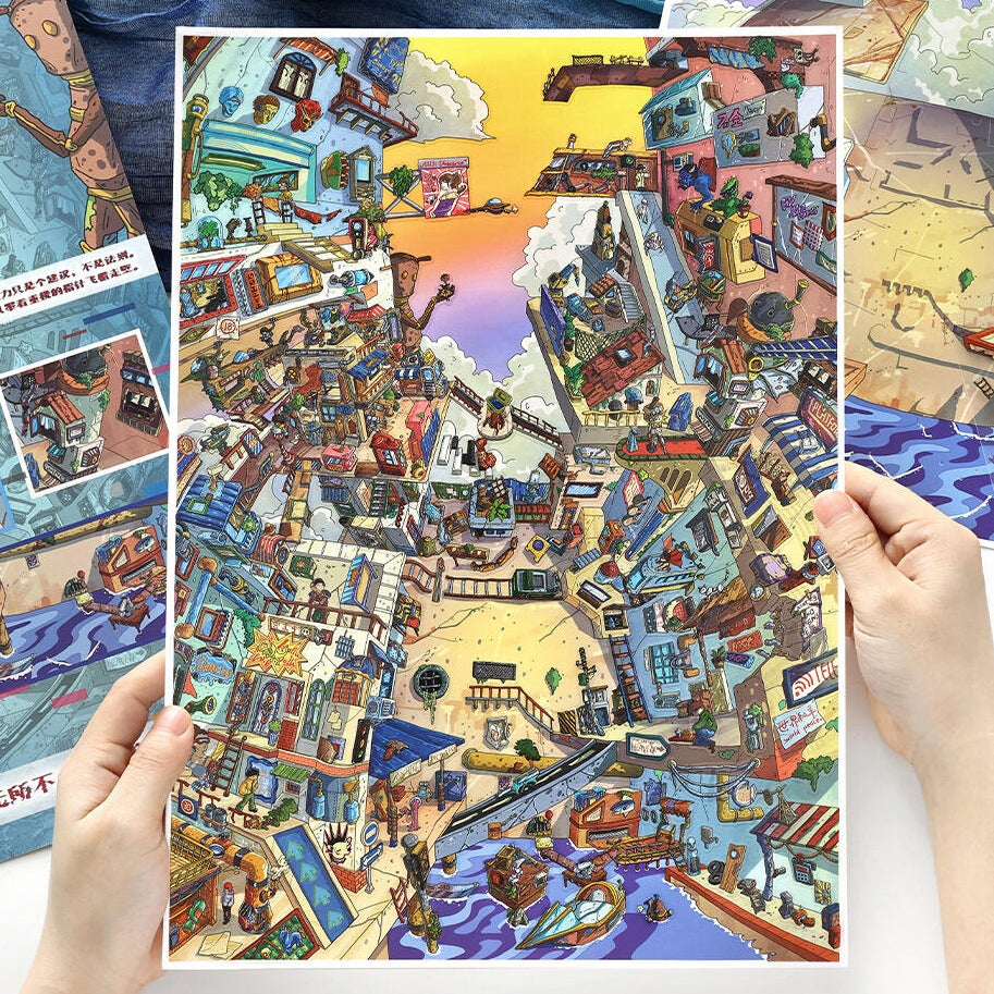 Impossible Town 3D Sticker