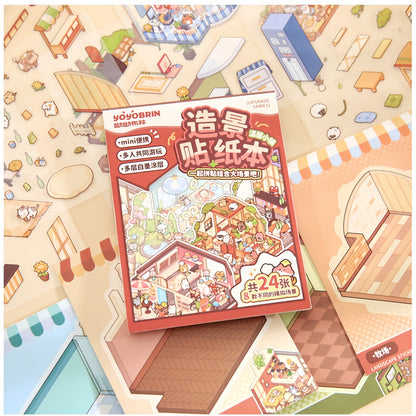 Energy Town 3D Sticker Book