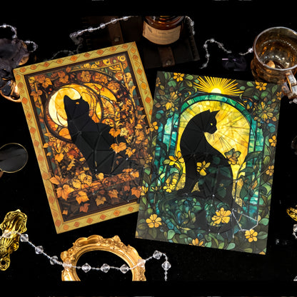 The Chronology of Cats 3D Sticker | 4 Cute Miniature Scenes