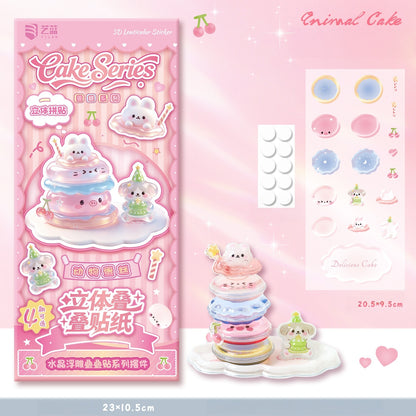 Sweet Bites 3D Stackable Stickers | 4 Cute Miniature Themes