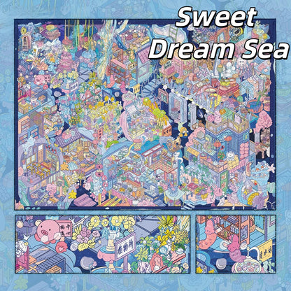 Whimsical Life 3D Sticker | 5 Cute Miniature Scenes