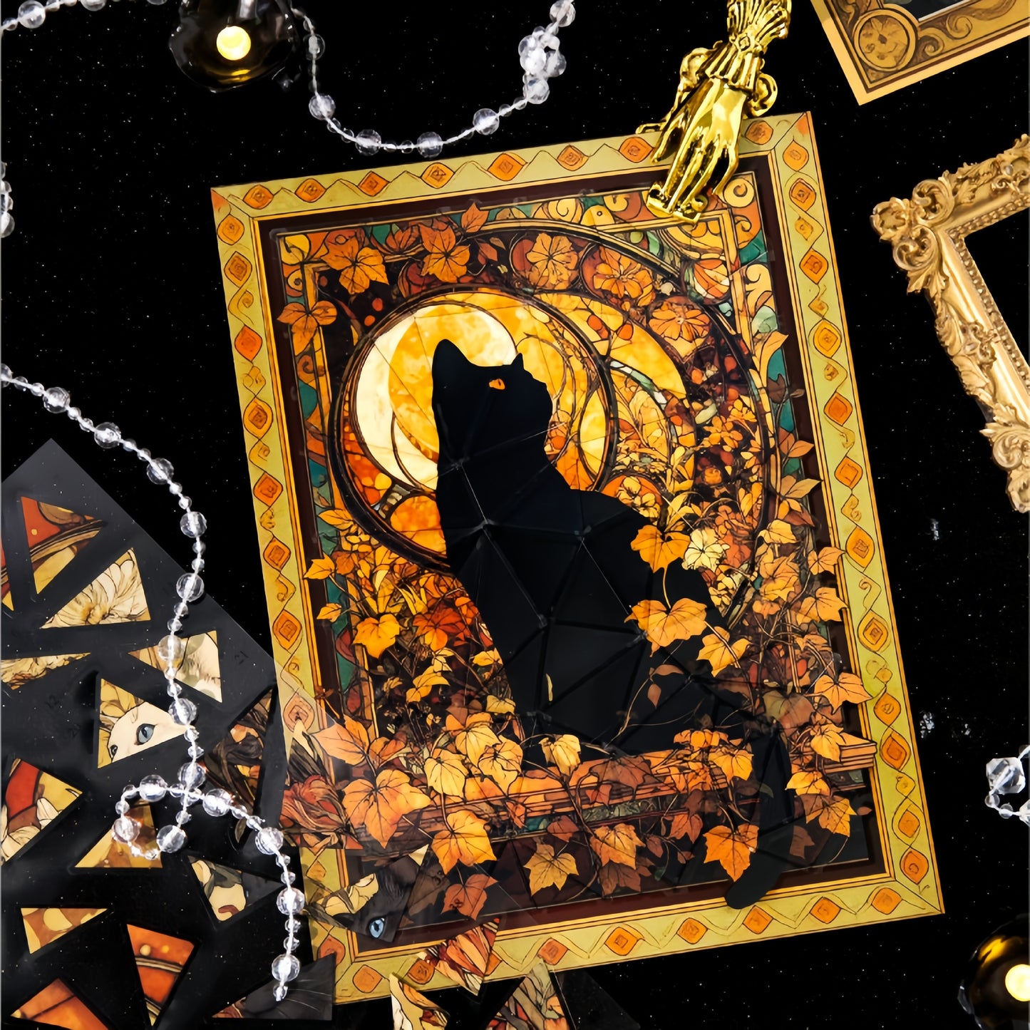The Chronology of Cats 3D Sticker | 4 Cute Miniature Scenes