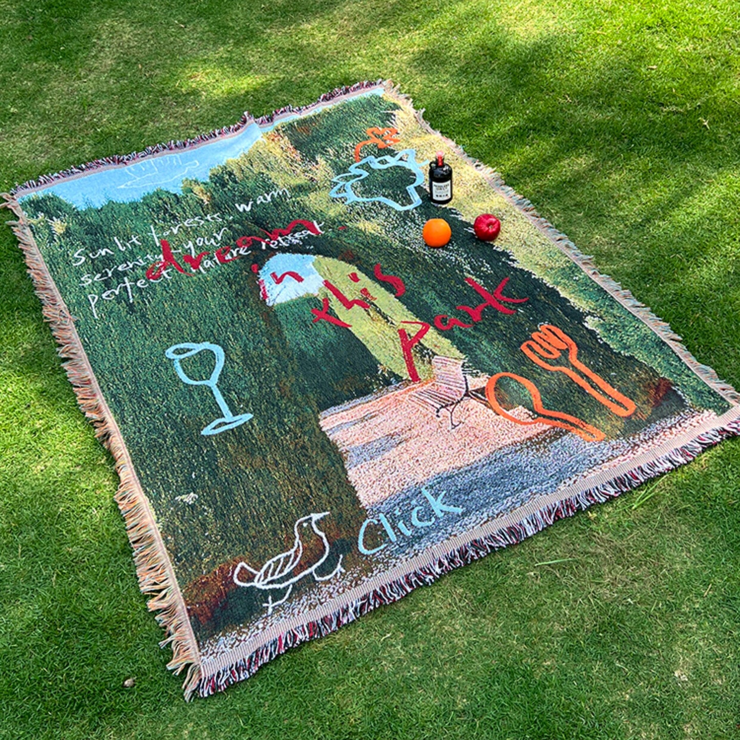 Boboli Garden Knitted Blanket