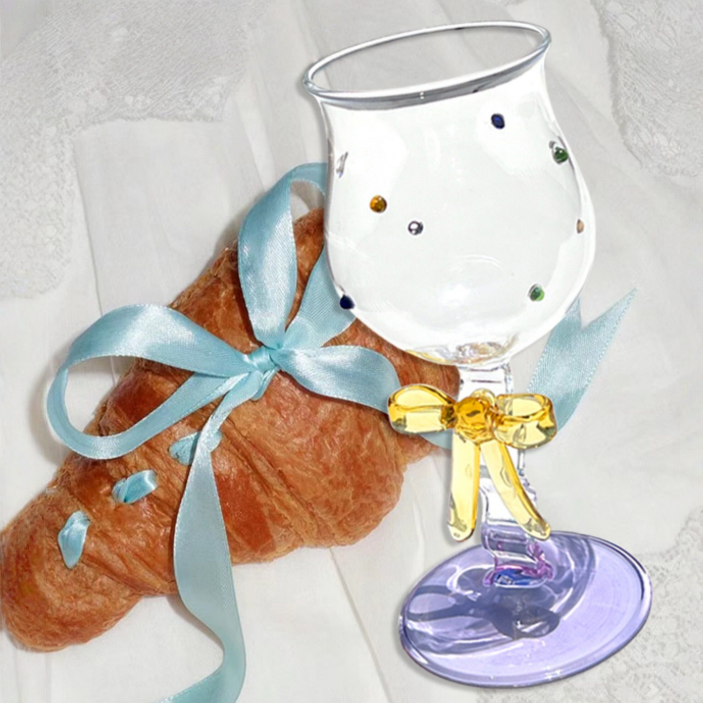 Bowknot Glass Stemware