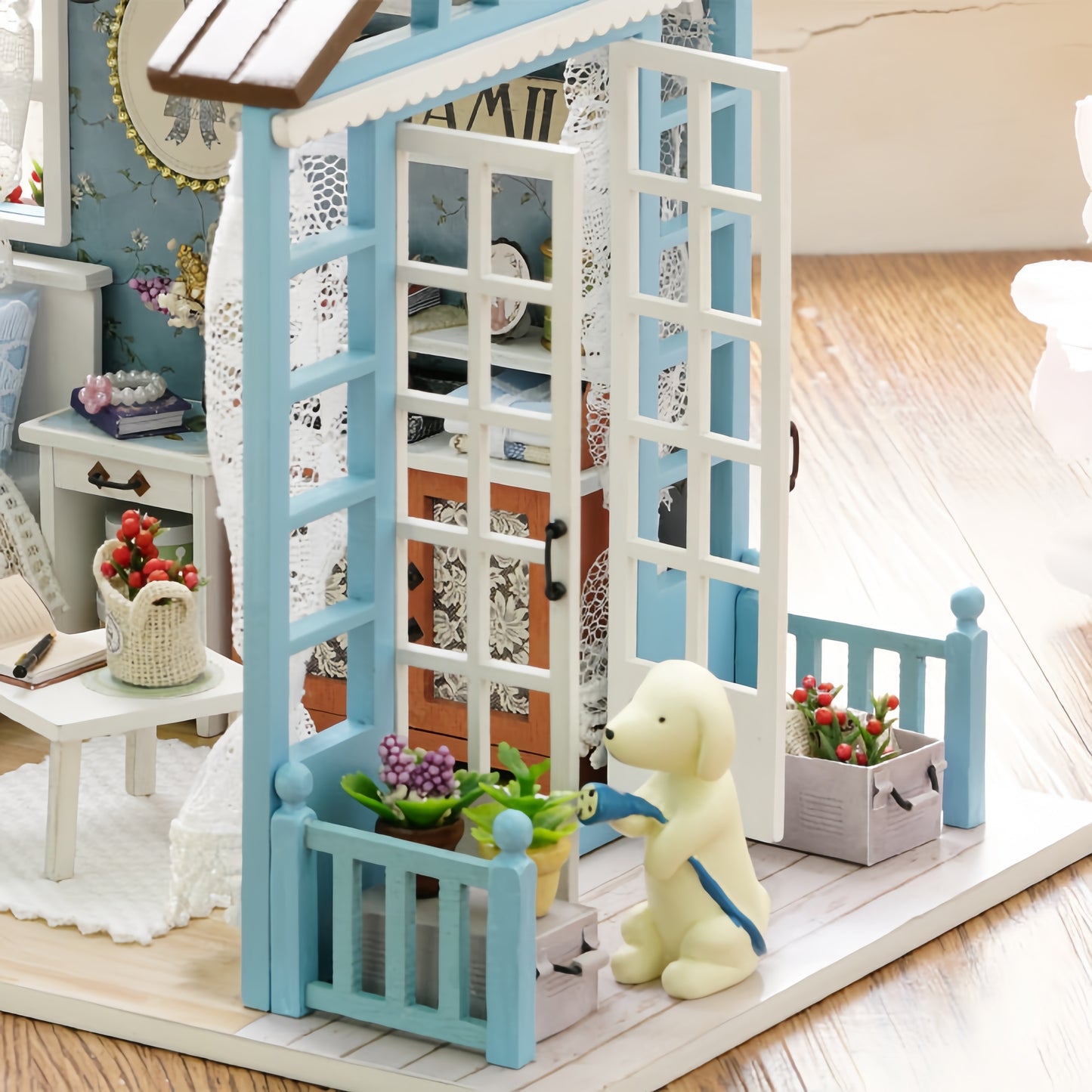 Forest Blue Time DIY Miniature House - English Instructions