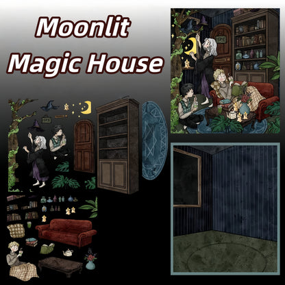 Magic Daily Life 3D Sticker | 4 Cute Miniature Scenes