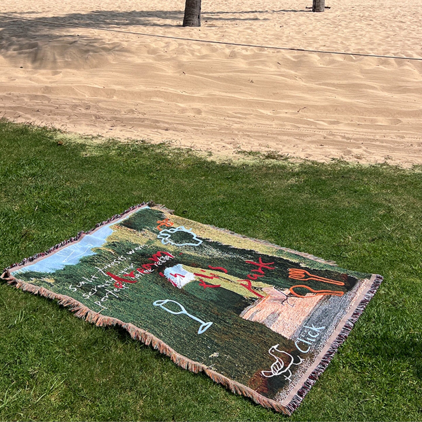 Boboli Garden Knitted Blanket