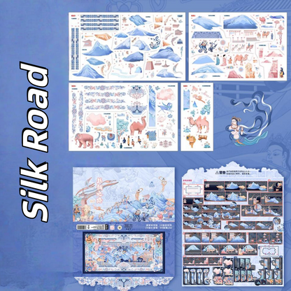 Winter Love Song 3D Sticker | 3 Cute Miniature Scenes