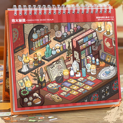 Desktop Tidy-Up 3D Sticker Book