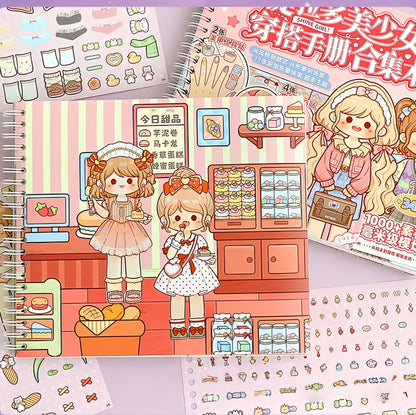 Dress-Up Sticker 3D Sticker Book