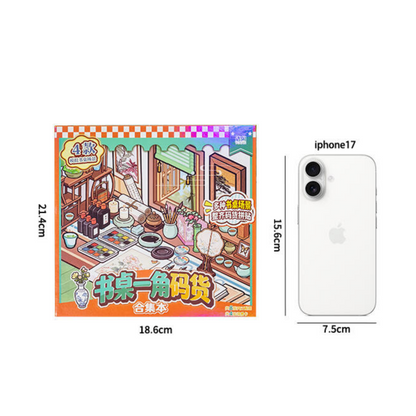 Desk Corner 3D Sticker Book