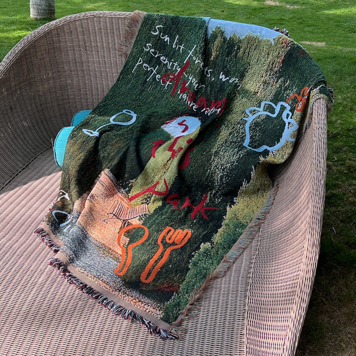Boboli Garden Knitted Blanket