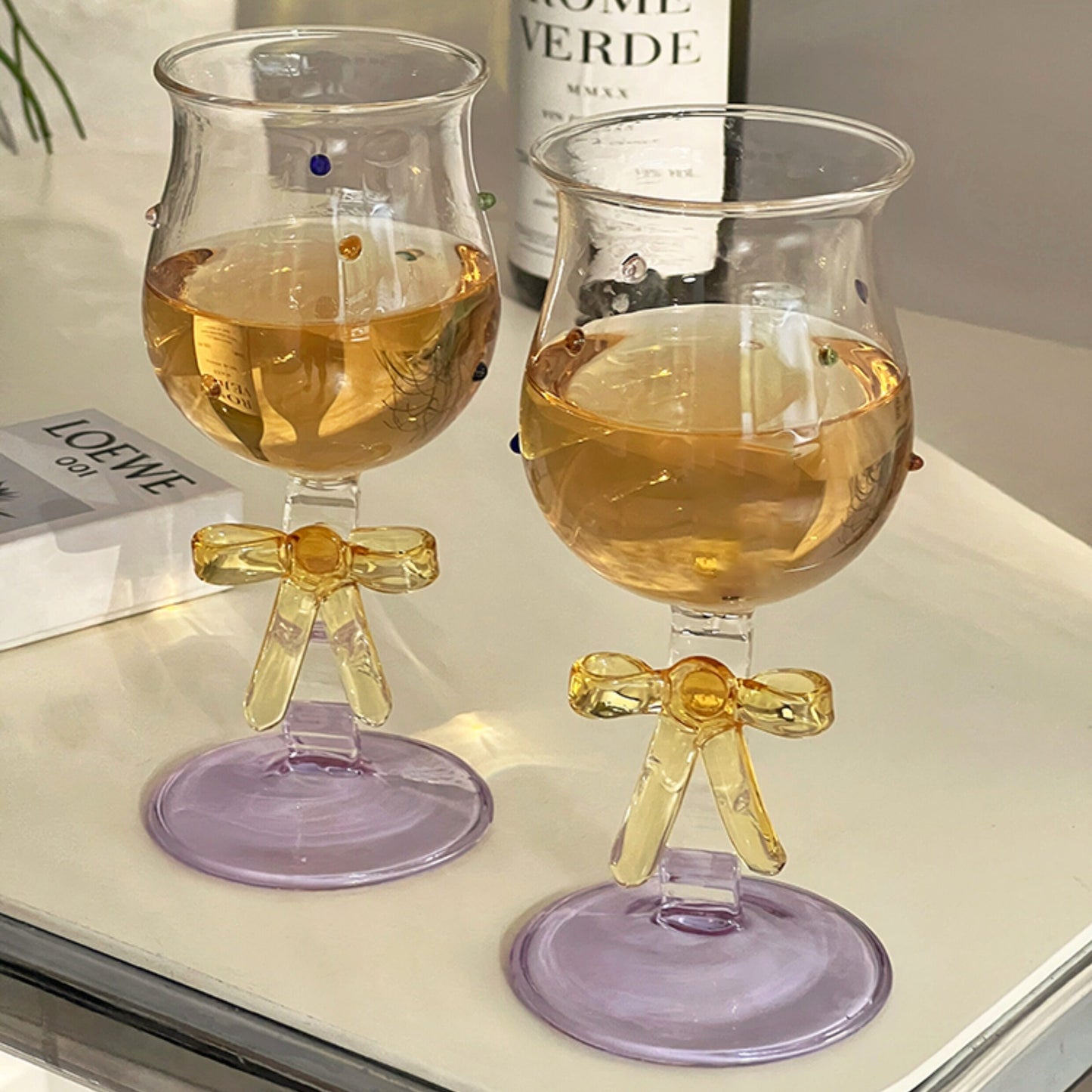 Bowknot Glass Stemware