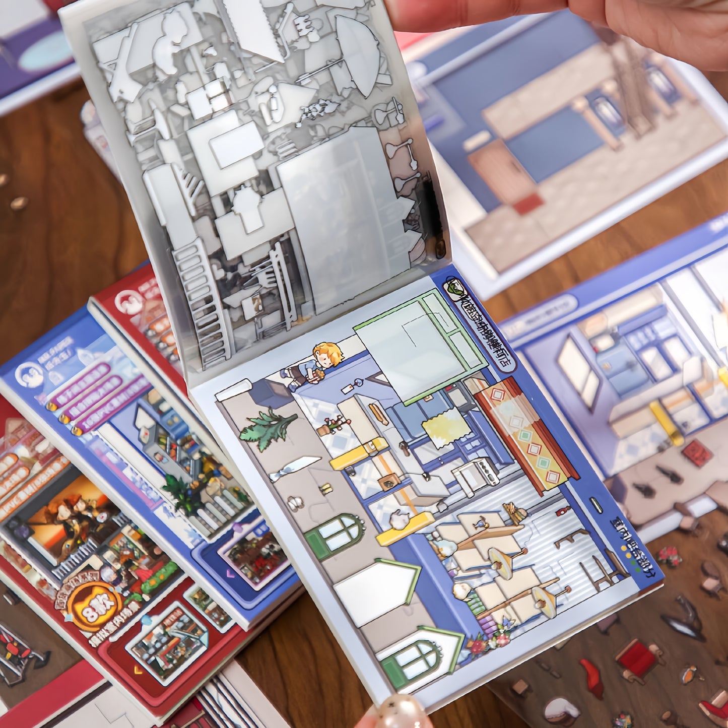 Department Store 3D Sticker Book