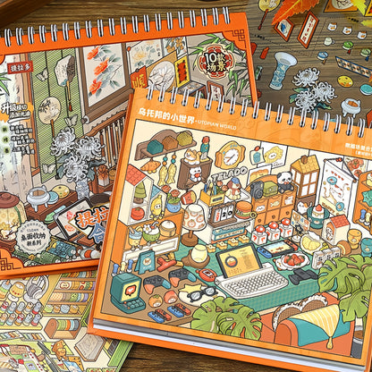 Desktop Tidy-Up 3D Sticker Book