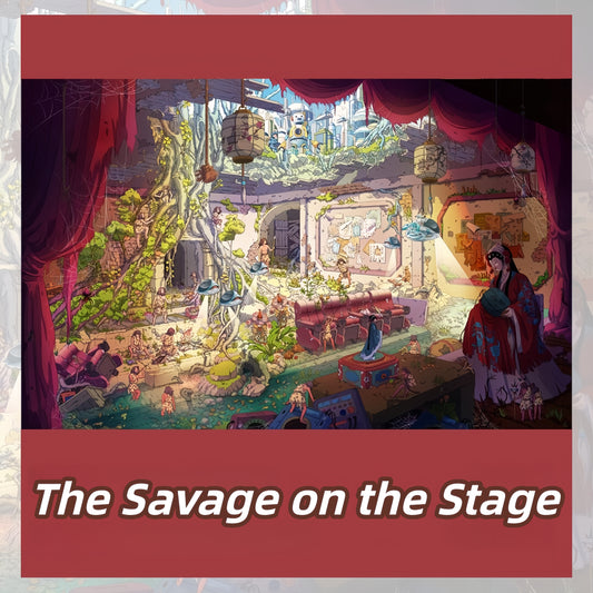 The Savage on the Stage 3D Sticker