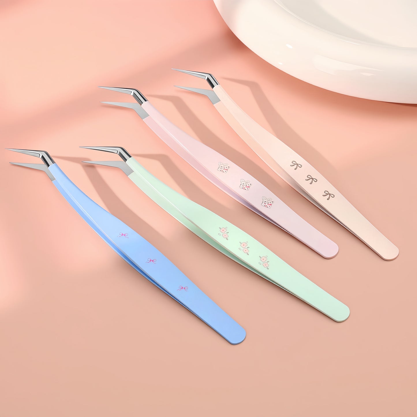Girly Cute Professional Sticker Tweezers