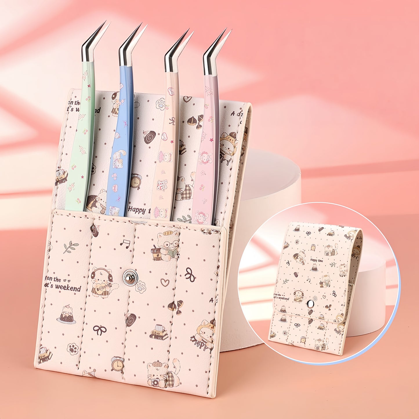 Girly Cute Professional Sticker Tweezers