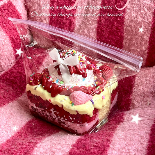 Ice Cream Ball Snow Top Toast