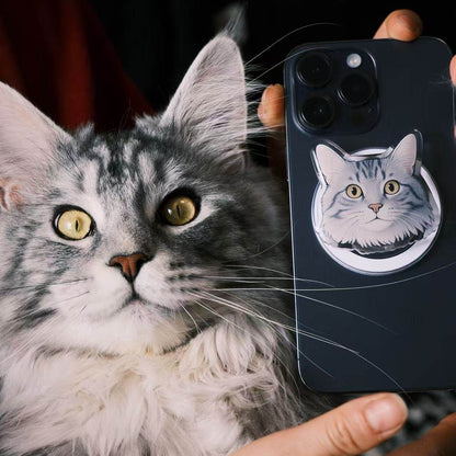 Custom Pet Photo Phone Magnetic Stand