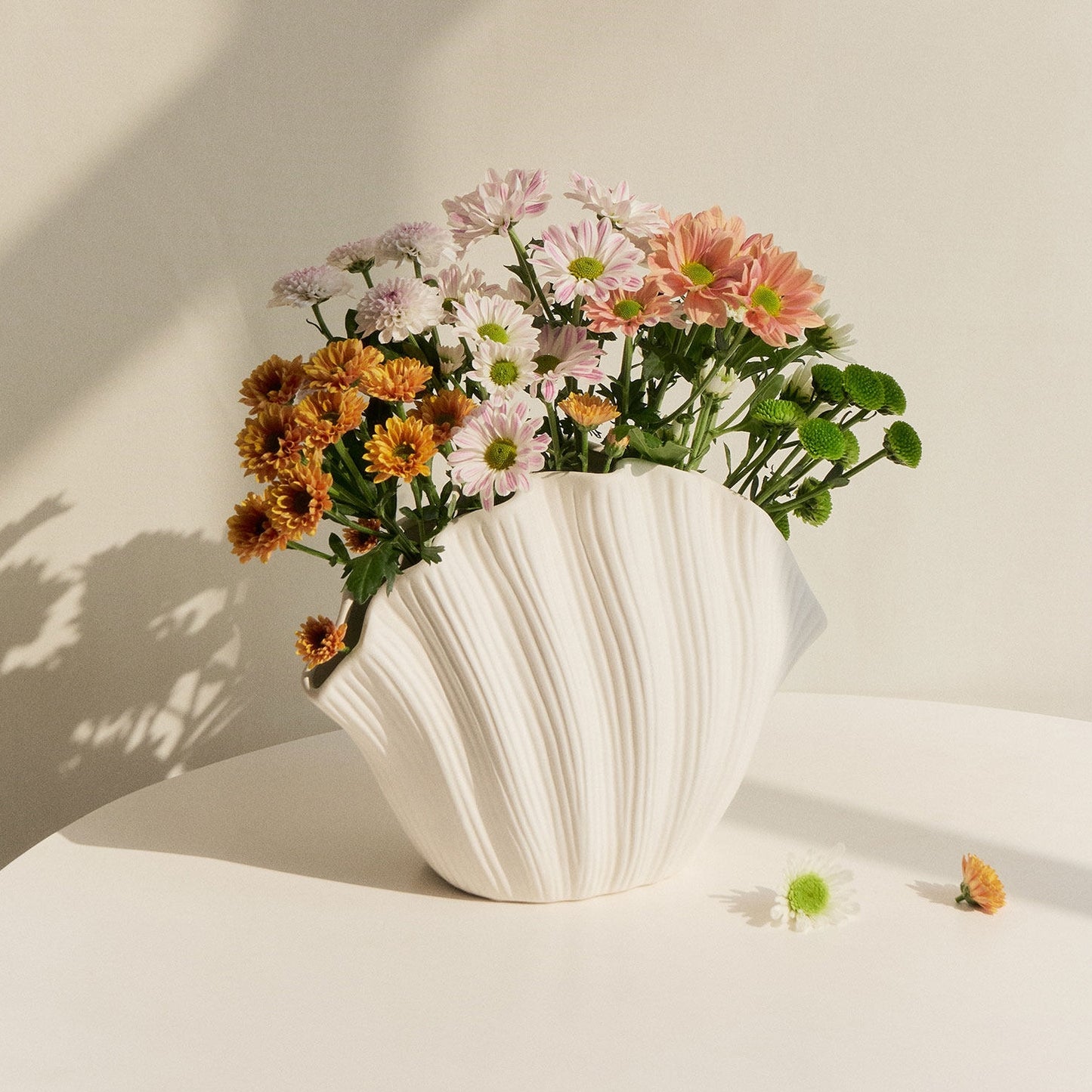 Shell Ceramic Vase