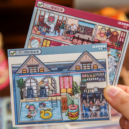 Department Store 3D Sticker Book