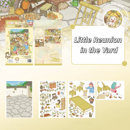 Household Diaries 3D Sticker | 3 Cute Miniature Scenes