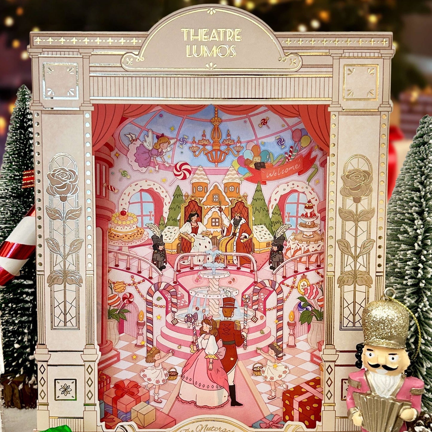 The Nutcracker 3D Sticker | 3 Cute Miniature Scenes