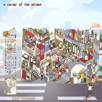 A Corner of the Street 3D Sticker